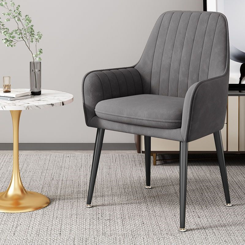 Modern Accent Chair with Gold Legs