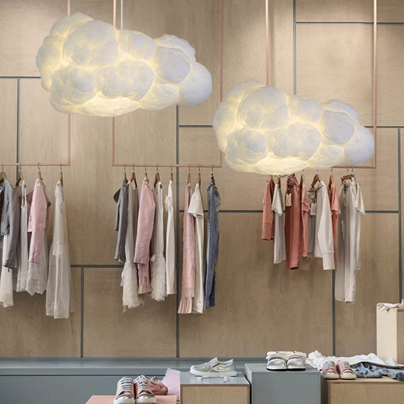 Modern Cloud Pendant Lamp | White Aviation Design Lamp
