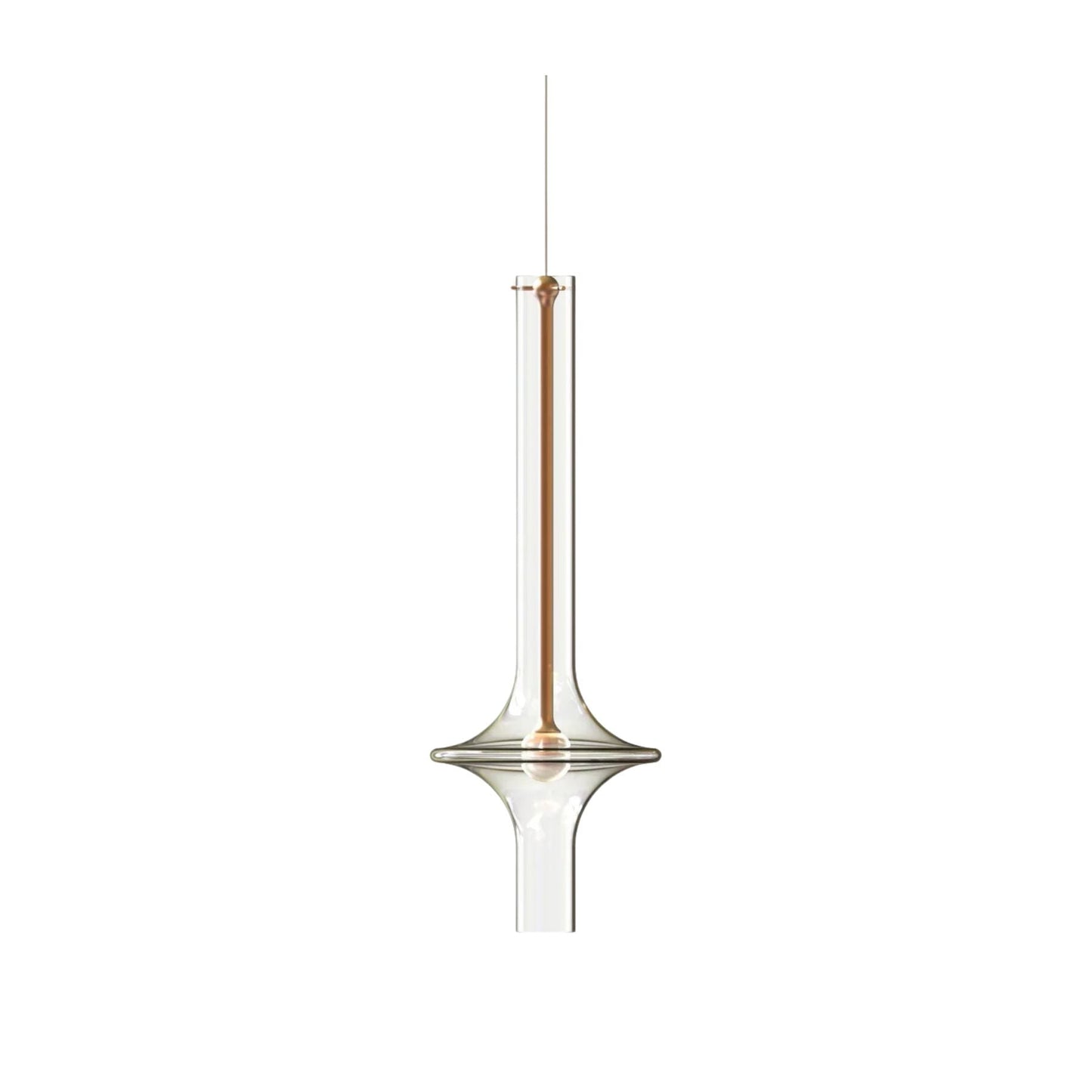 Modern LED Pendant Lamp Made of Glass and Iron – Adjustable Color Temperature, Ideal for Kitchen and Dining Room