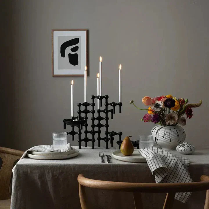 Molecular Design Candle Holder - Modern Elegance