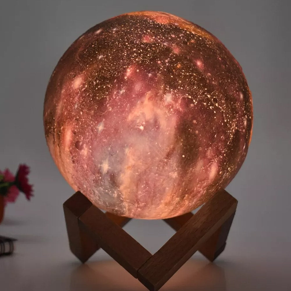 Moon Lamp - 16 Colors - LED - with Touch Function and Remote Control