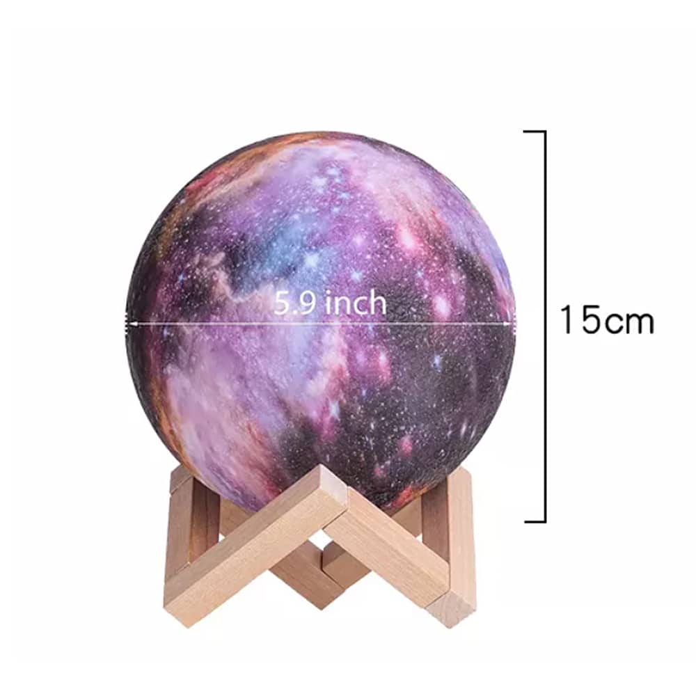 Moon Lamp - 16 Colors - LED - with Touch Function and Remote Control