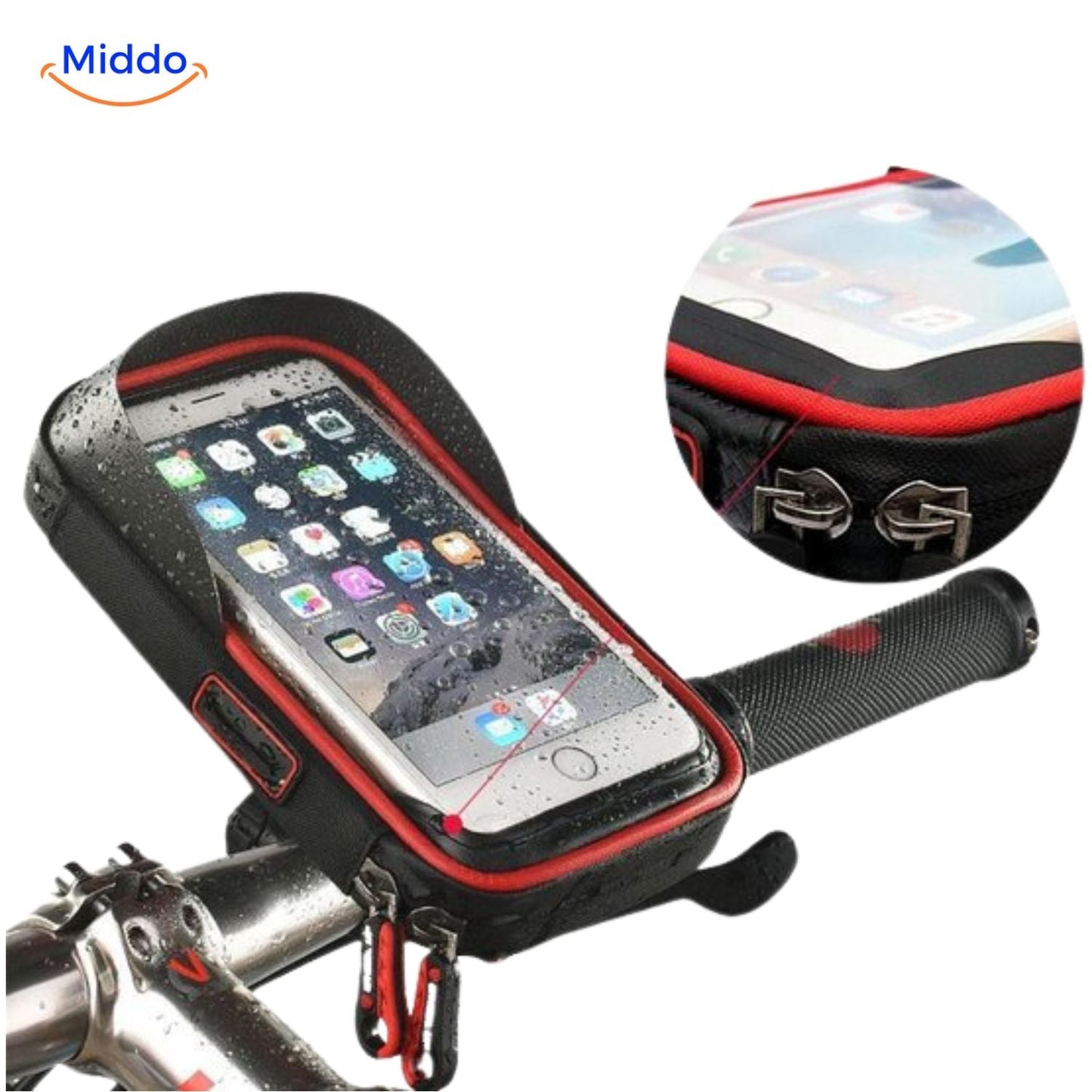 MotoGrip™ Phone Holder | Waterproof, Sturdy & Touchscreen-Friendly!