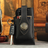 Multifunctional Leather Phone Holster