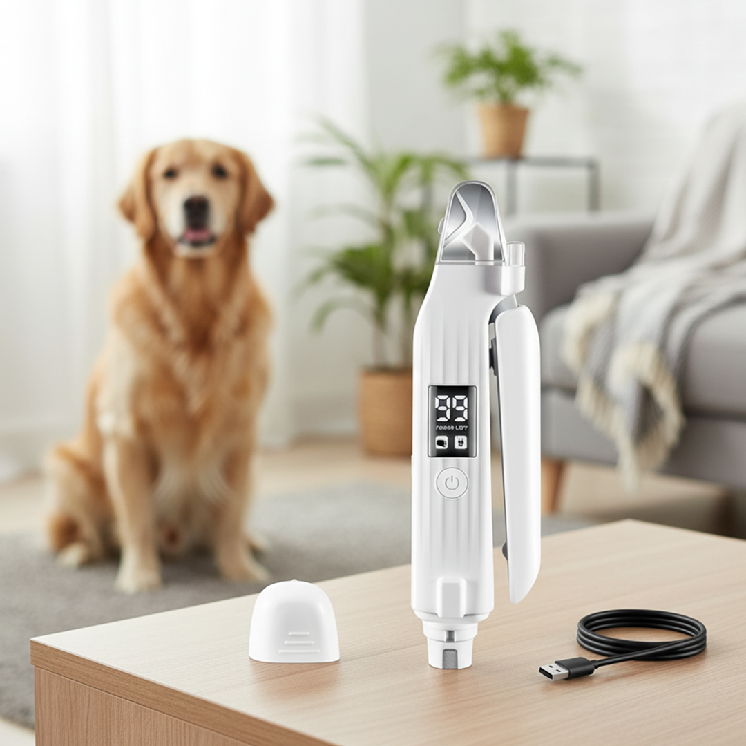 Multifunctional Pet Nail Trimmer with LED Light