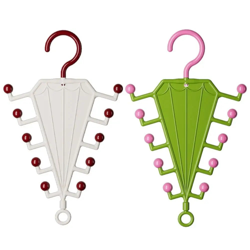 Multifunctional Umbrella-Shaped Hanger Set