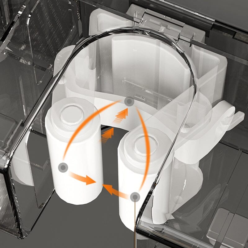 Multifunctional Wall-Mounted Mop & Broom Holder with Hooks