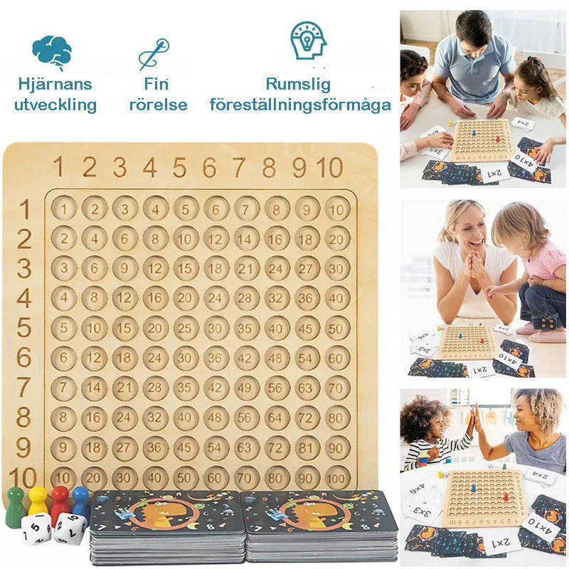 Multiplication Game in Wood