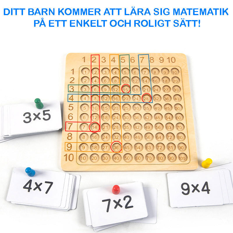Multiplication Game in Wood