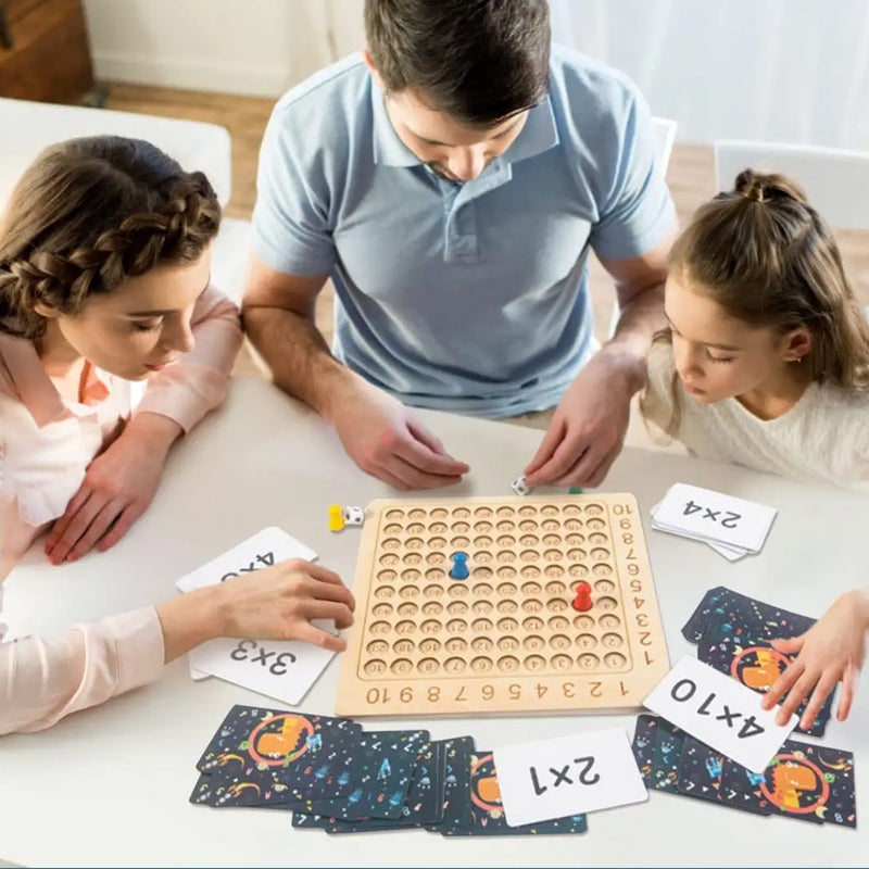 Multiplication Game in Wood