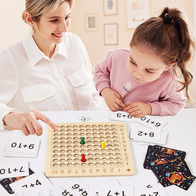 Multiplication Game in Wood