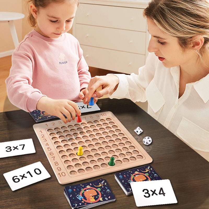 Multiplication Game in Wood