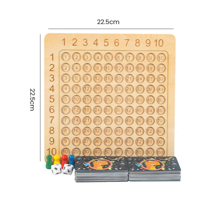 Multiplication Game in Wood