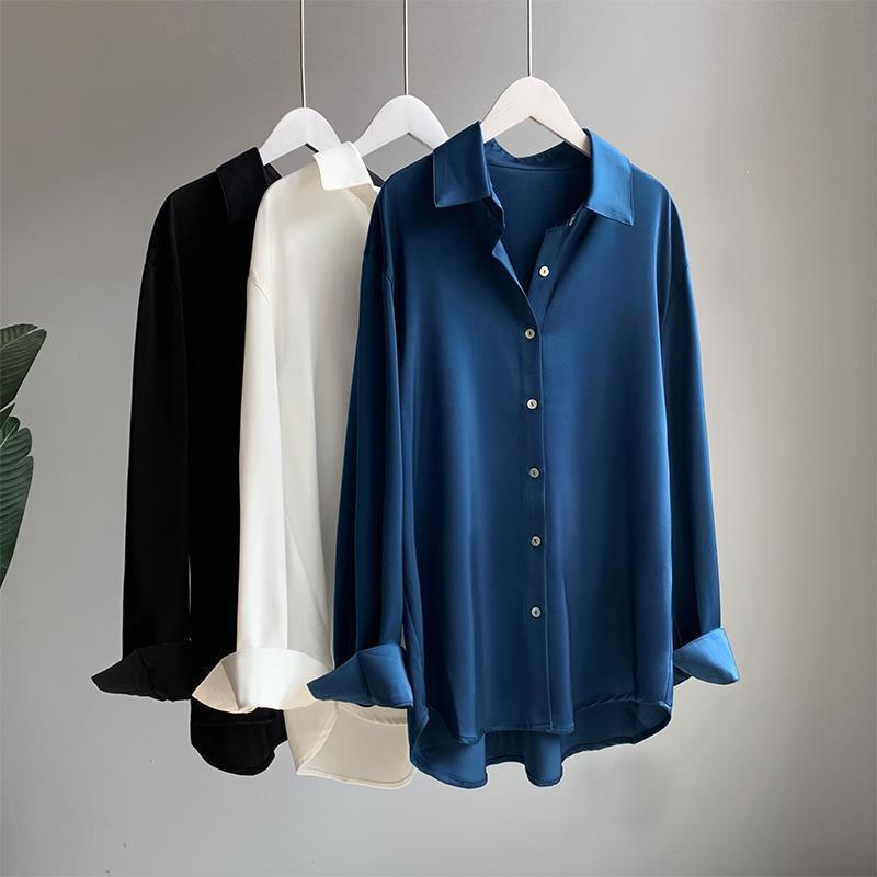 Image of Nadia | Women's Long Sleeve Button-Down Blouse