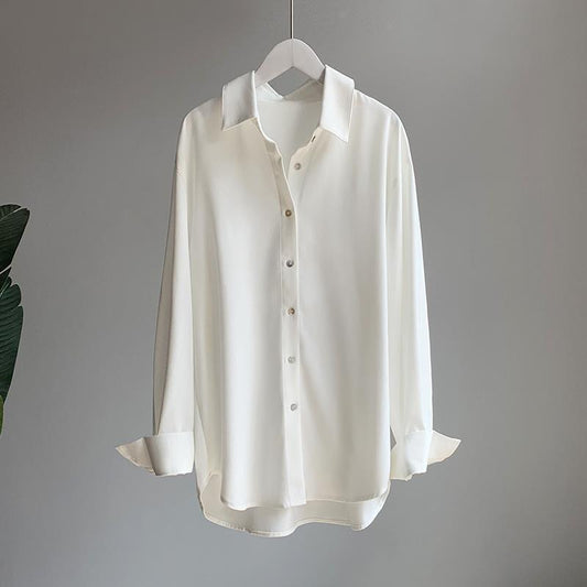 Image of Nadia | Women's Long Sleeve Button-Down Blouse