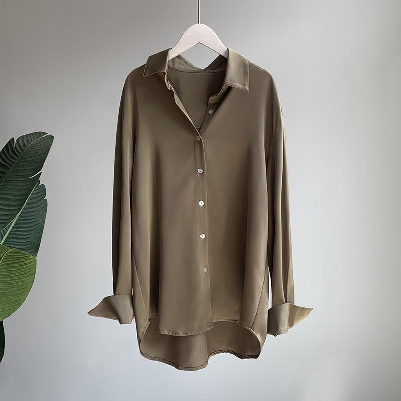 Image of Nadia | Women's Long Sleeve Button-Down Blouse