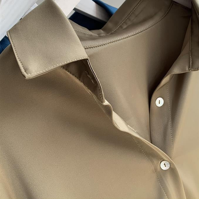 Image of Nadia | Women's Long Sleeve Button-Down Blouse