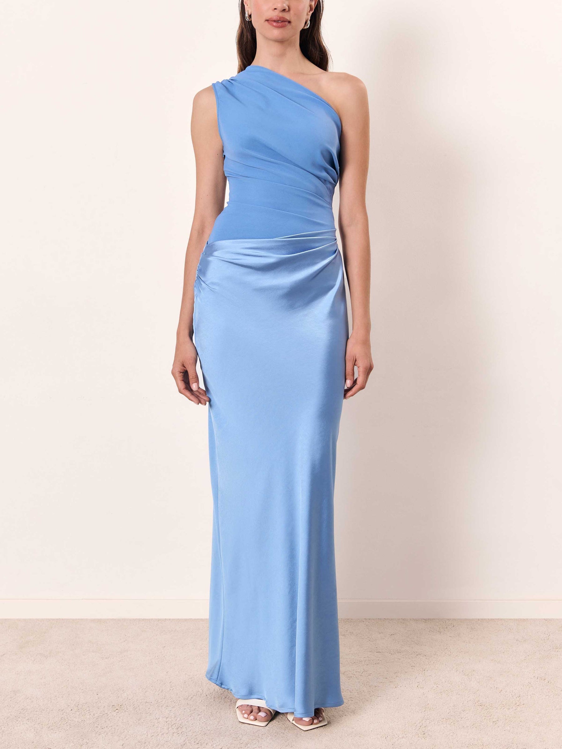 Image of Nancy | Women's One Shoulder Maxi Dress
