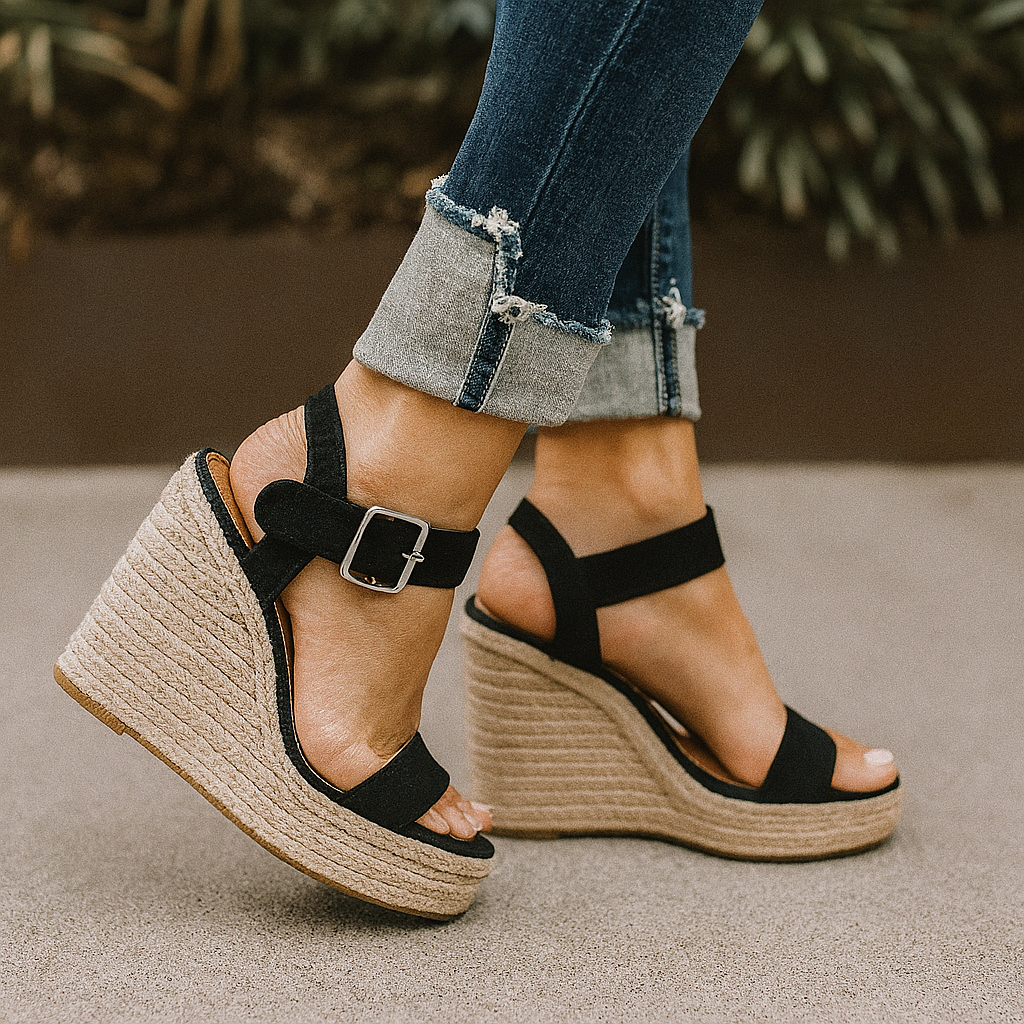Image of Natalie | Women's Wedge Heel Platform Sandals