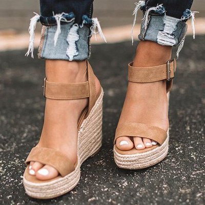 Image of Natalie | Women's Wedge Heel Platform Sandals