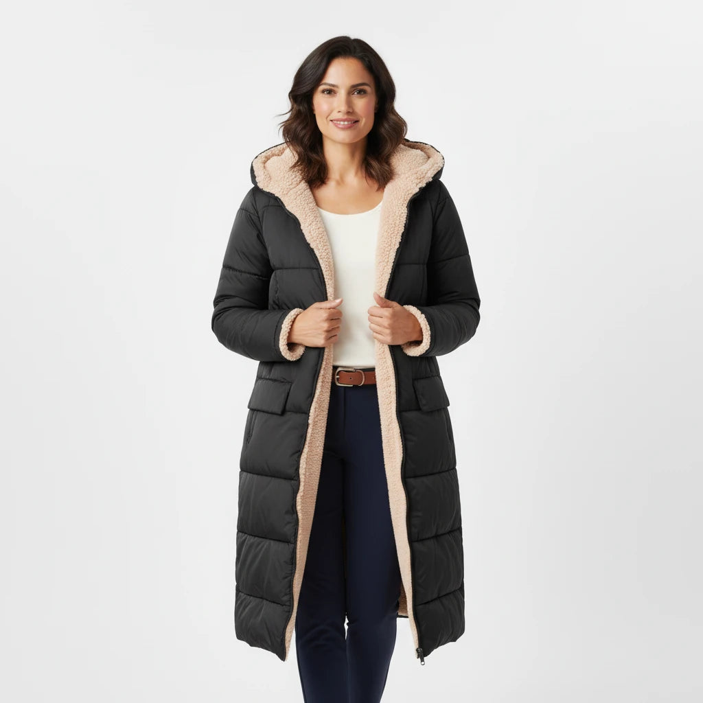 Hooded Puffer Jacket for Women
