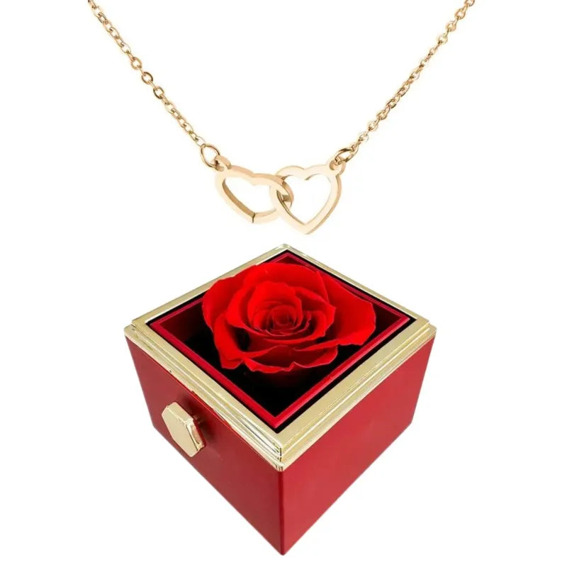 Necklace for Women with Two Hearts