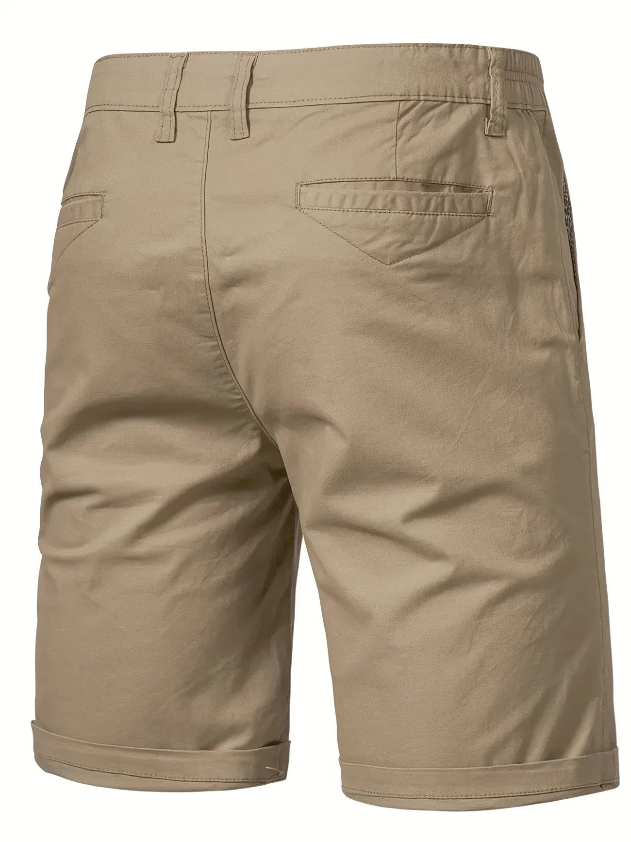 Image of Nico | Men's Elastic Waist Mid-Length Shorts