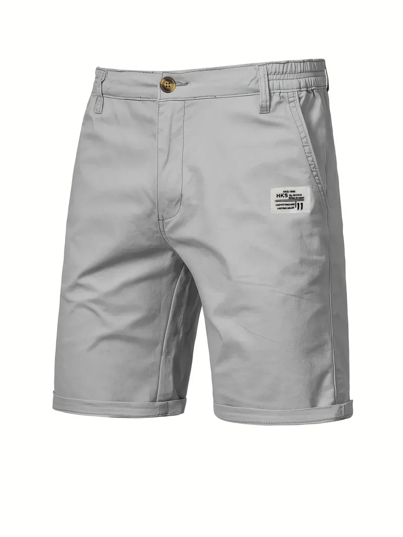 Image of Nico | Men's Elastic Waist Mid-Length Shorts