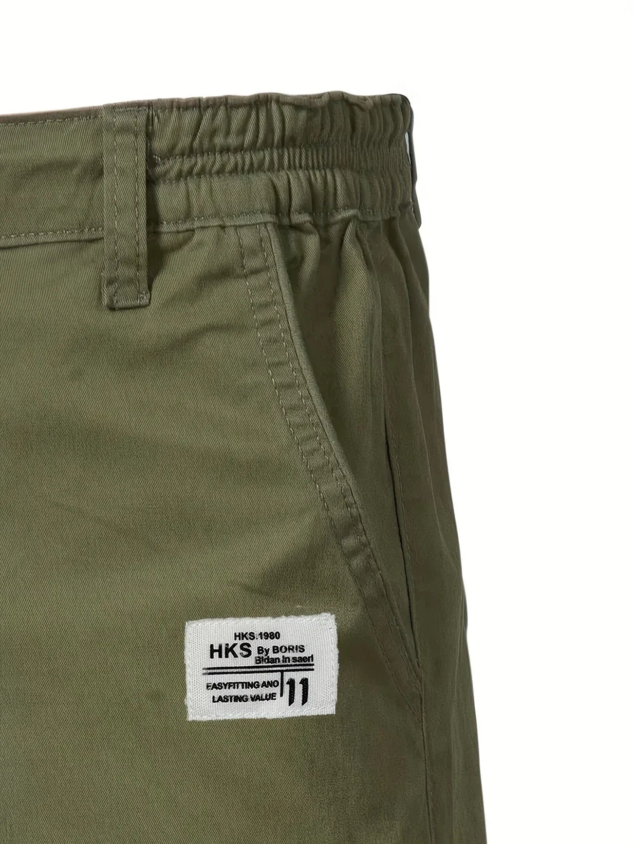 Image of Nico | Men's Elastic Waist Mid-Length Shorts
