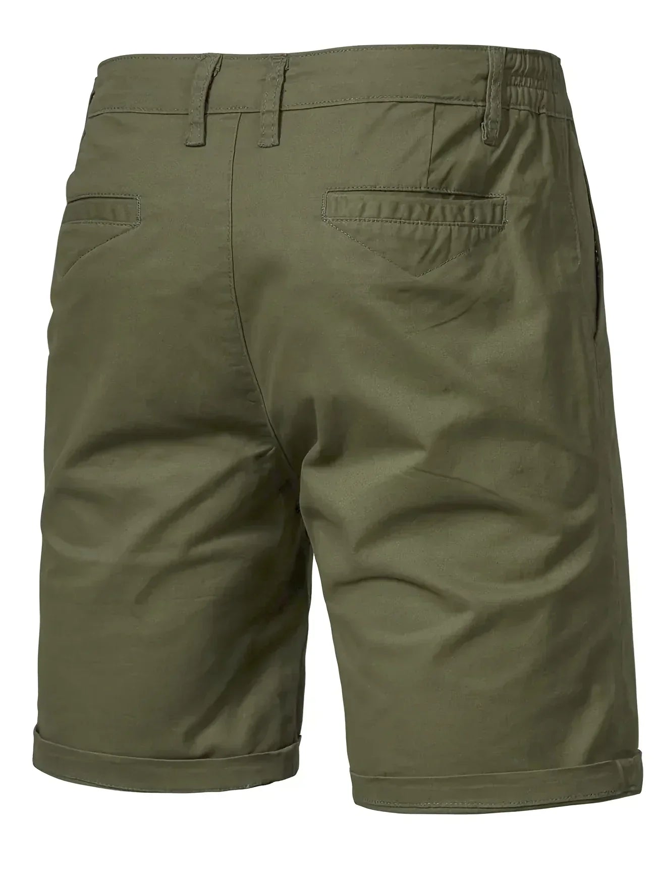 Image of Nico | Men's Elastic Waist Mid-Length Shorts