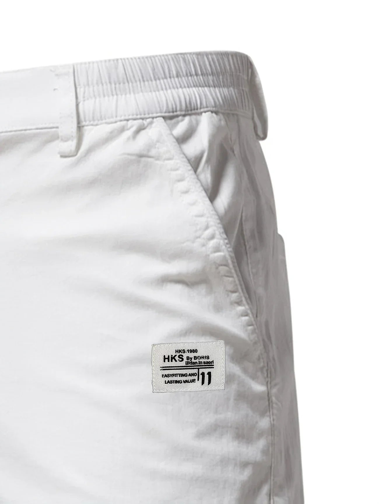 Image of Nico | Men's Elastic Waist Mid-Length Shorts