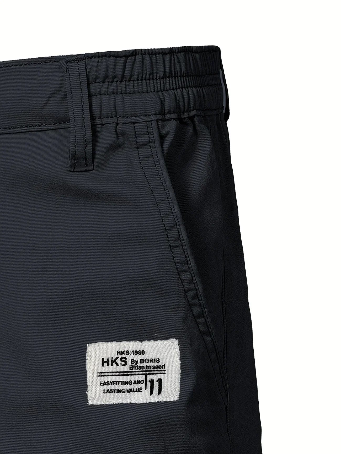 Image of Nico | Men's Elastic Waist Mid-Length Shorts