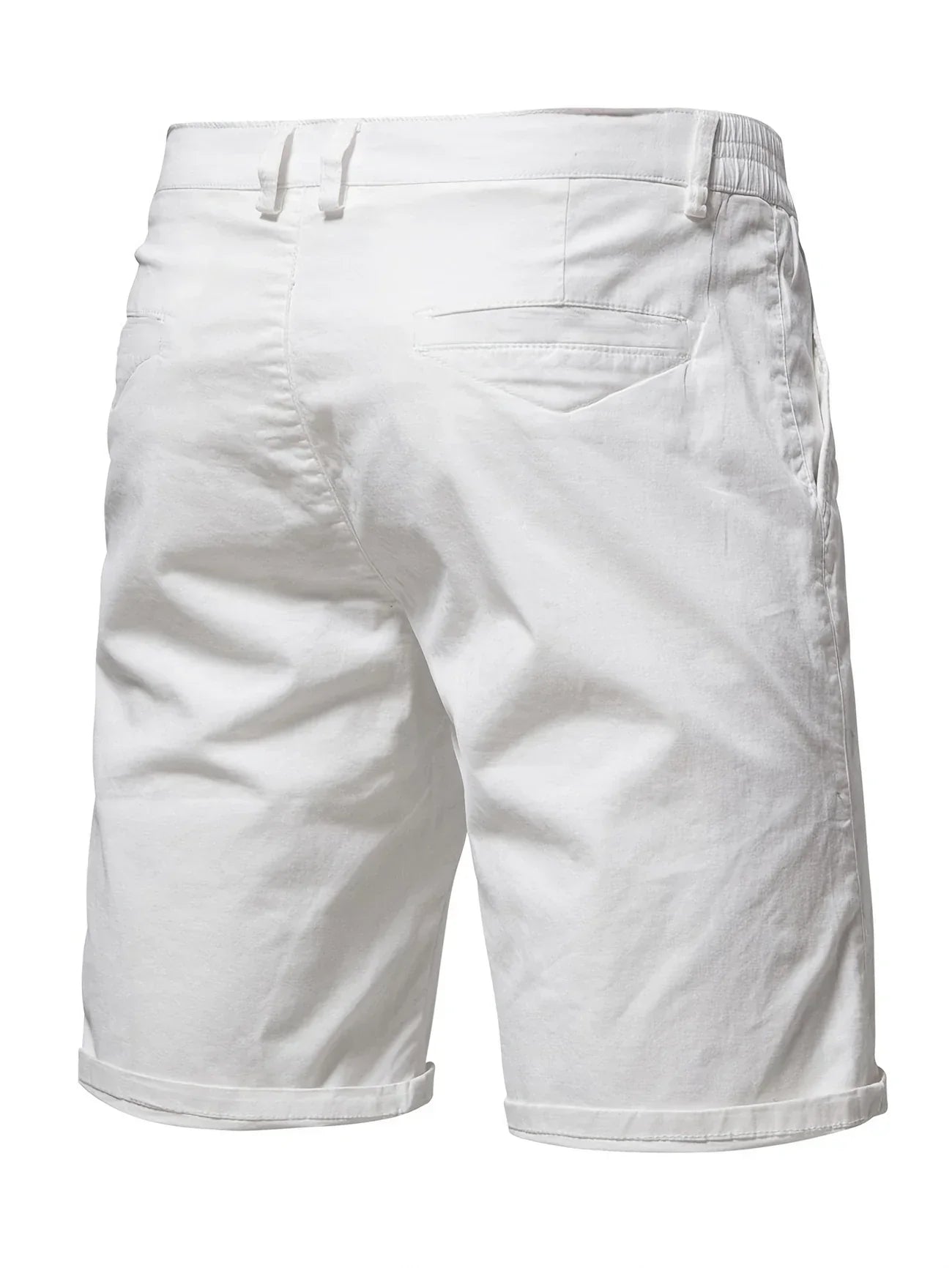 Image of Nico | Men's Elastic Waist Mid-Length Shorts