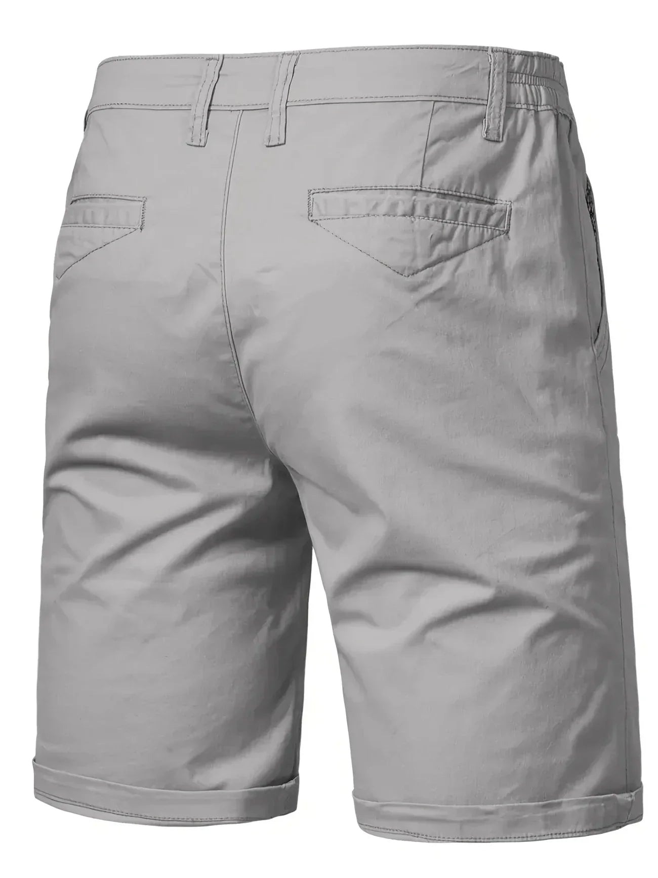 Image of Nico | Men's Elastic Waist Mid-Length Shorts