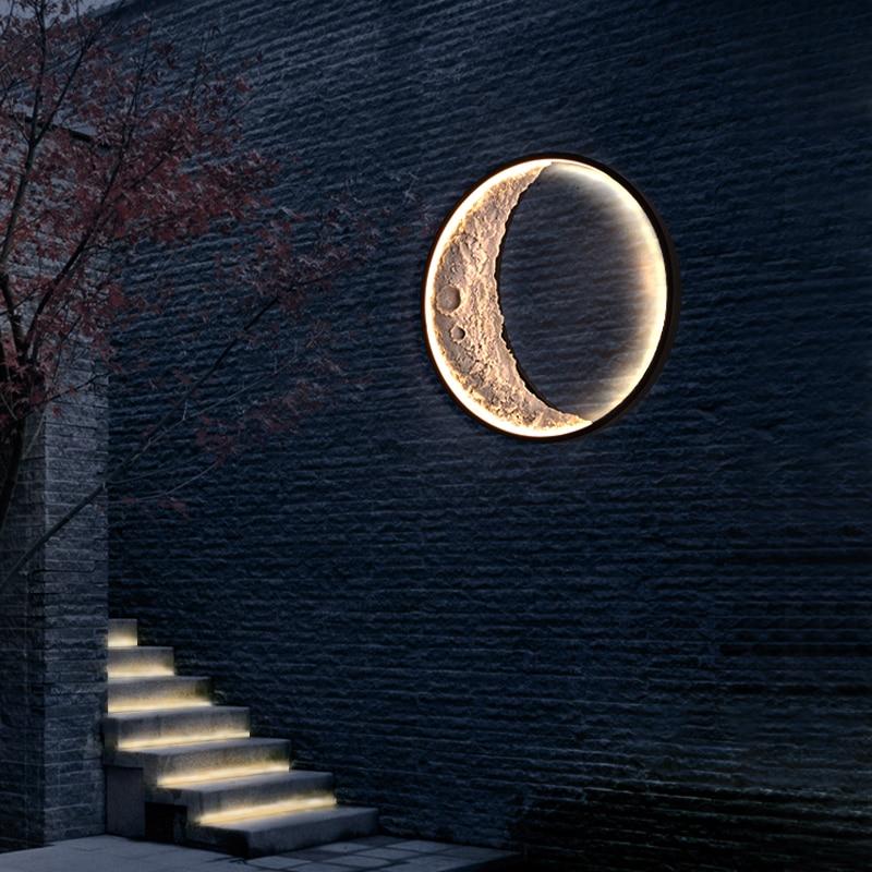 NightSphere | Glowing Crescent Wall Light