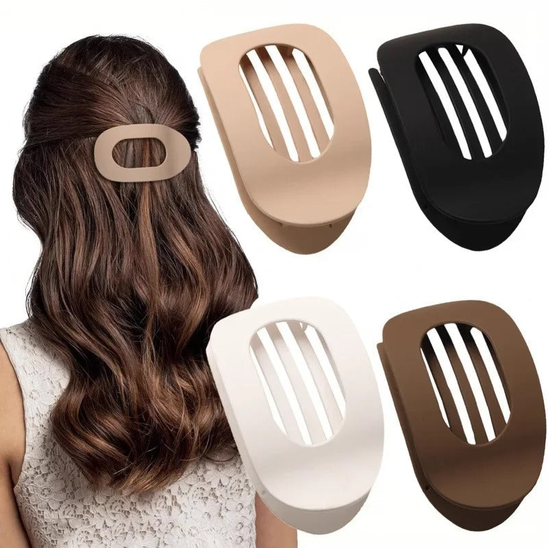 Non-Slip Hair Clip | 6 Colors, Durable Plastic Body | Secure Hold Without Snagging, Pulling or Hair Breakage, for Any Occasion