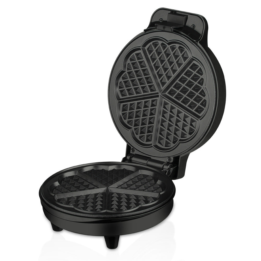 Non-Stick Electric Waffle Maker with Double-Sided Heating