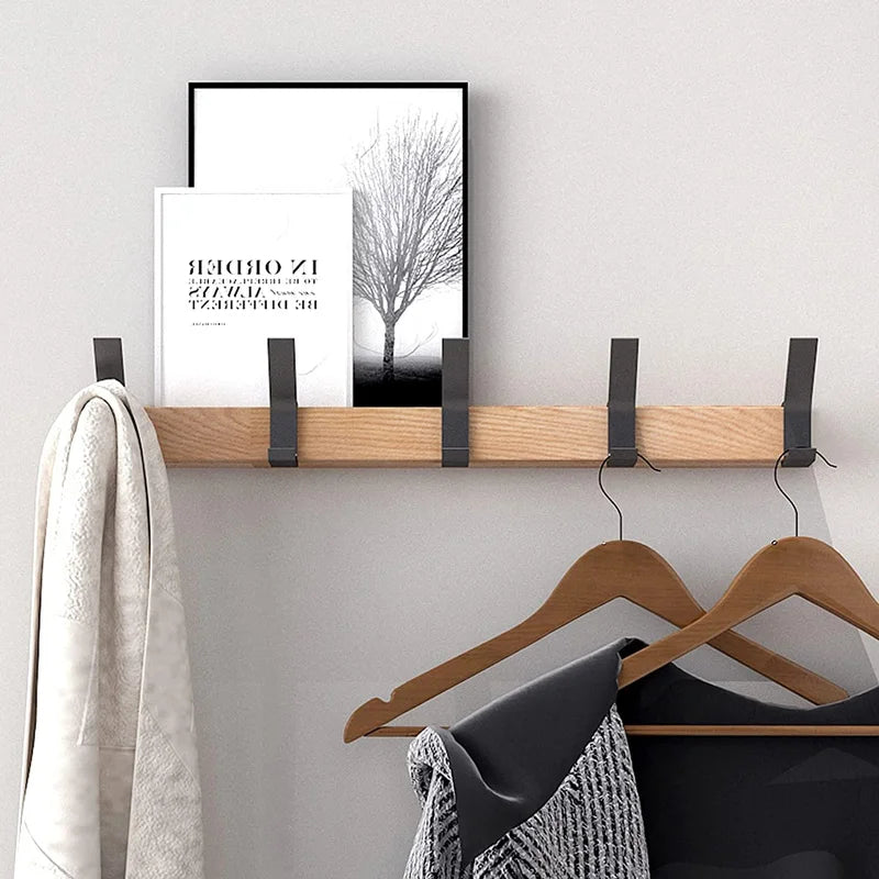 Nordic Design Coat Rack with Movable Hooks