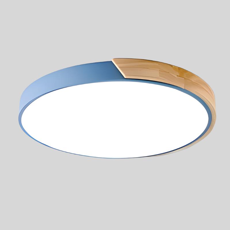 Nordic Wooden Macaroon Ceiling Light for Modern Spaces