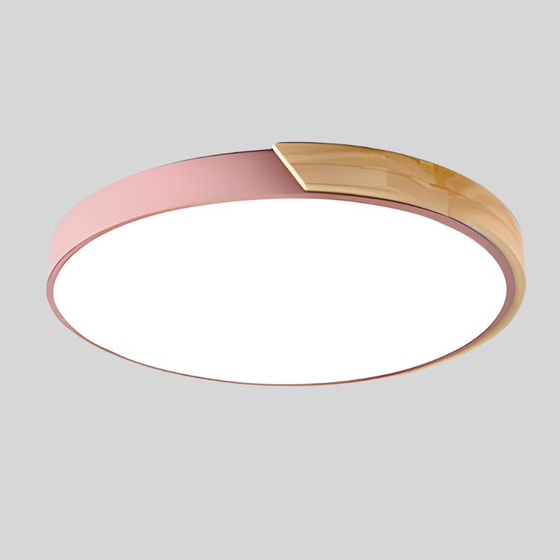 Nordic Wooden Macaroon Ceiling Light for Modern Spaces