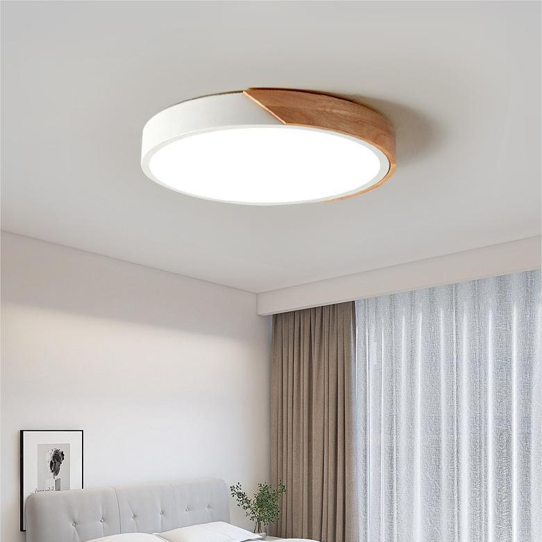 Nordic Wooden Macaroon Ceiling Light for Modern Spaces