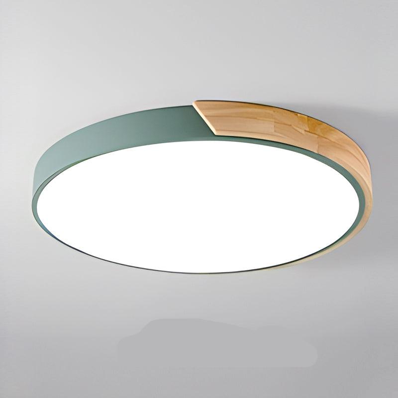 Nordic Wooden Macaroon Ceiling Light for Modern Spaces