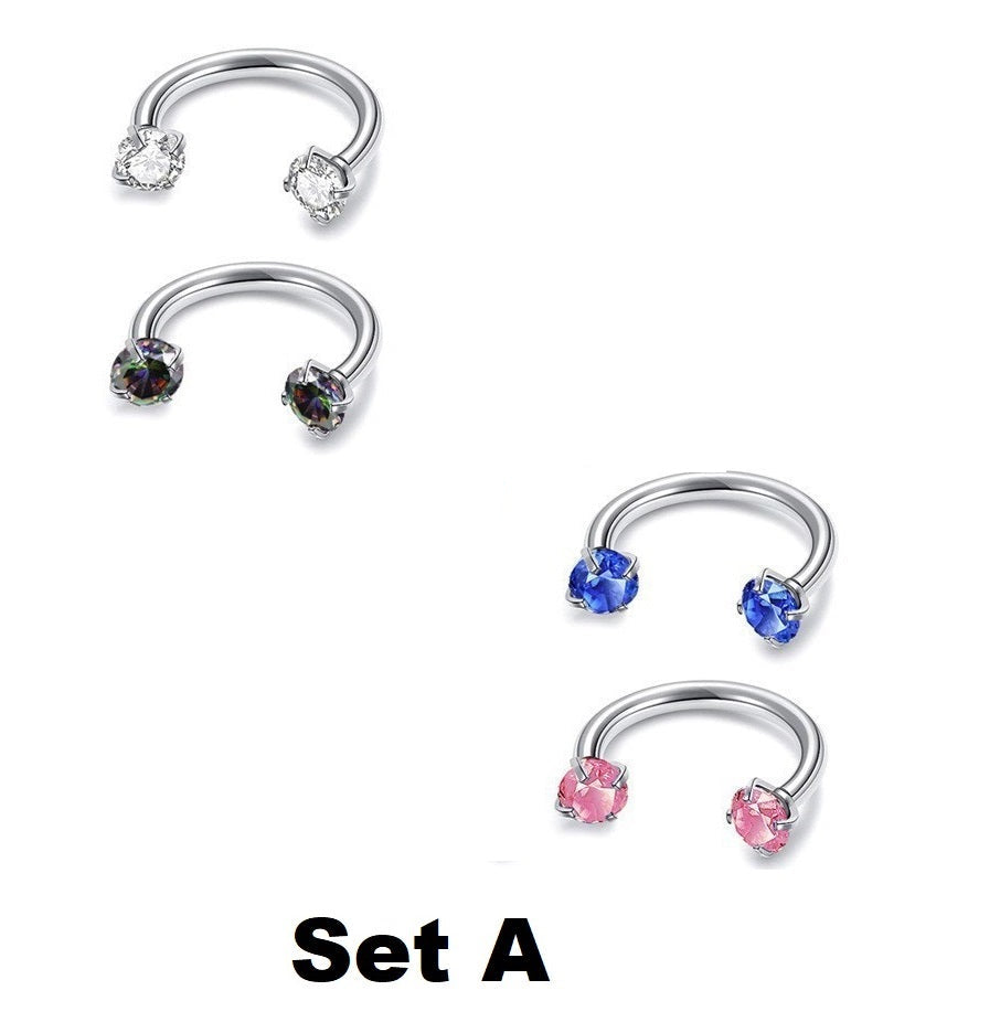 Nose Ring: Elegant Nose Jewelry and Earring Set for Daily Wear