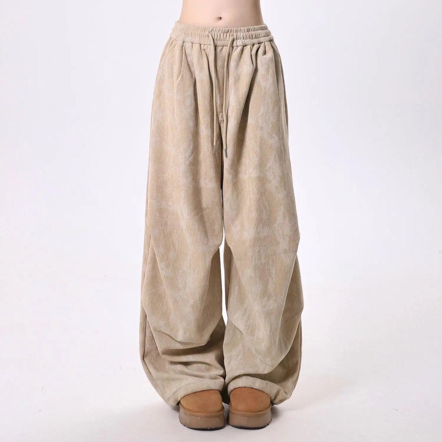 Image of Olive | Women's High-Waisted Balloon Leg Pants