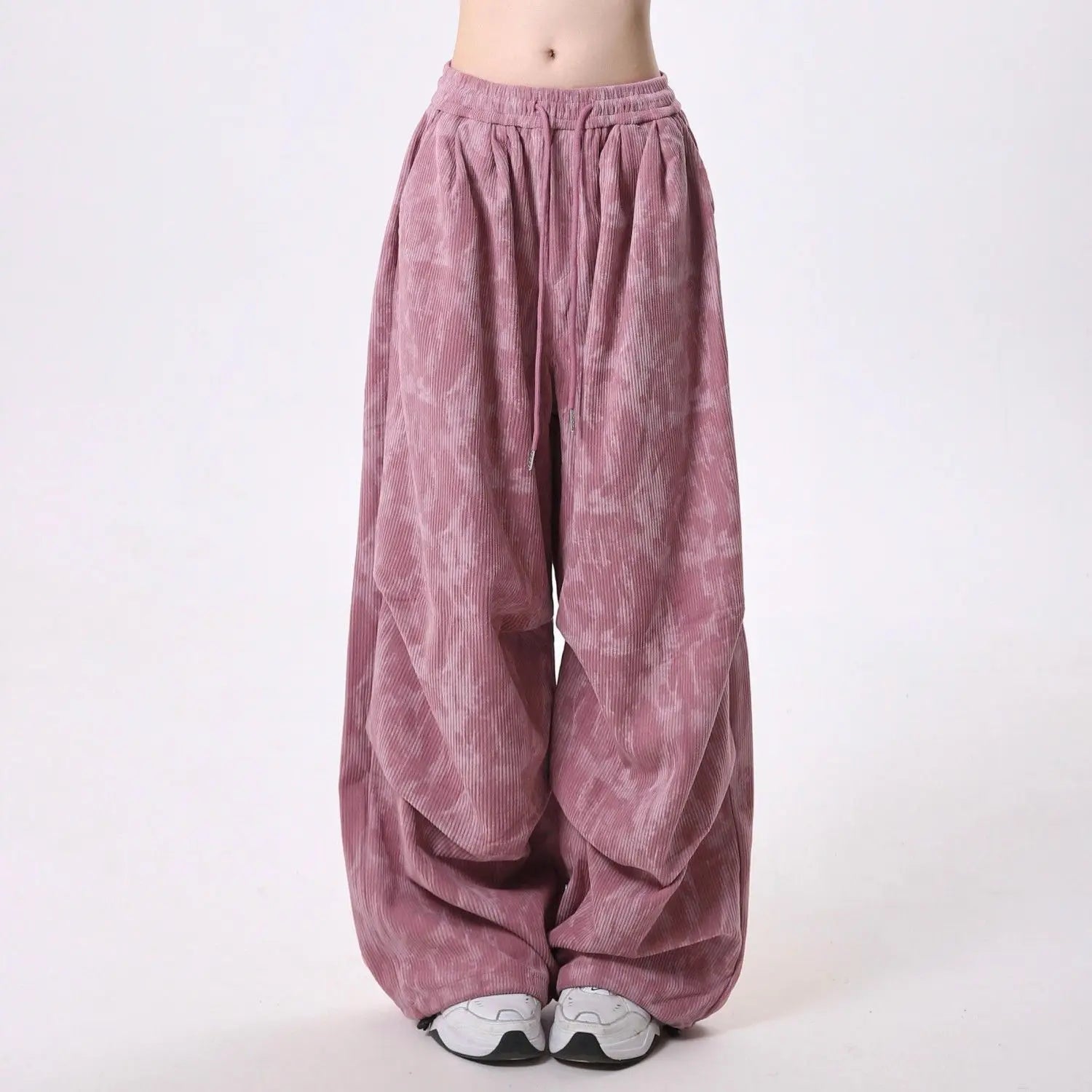 Image of Olive | Women's High-Waisted Balloon Leg Pants