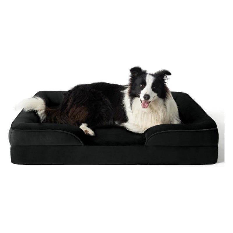 Orthopedic Dog Bed for Joint Relief with Removable Velvet Cover