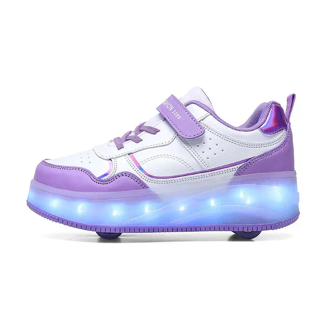 Orthopedic LED Roller Sneakers | Adjustable Wheels and Lighting