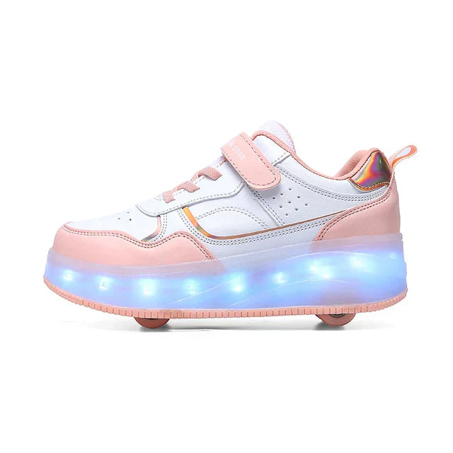 Orthopedic LED Roller Sneakers | Adjustable Wheels and Lighting