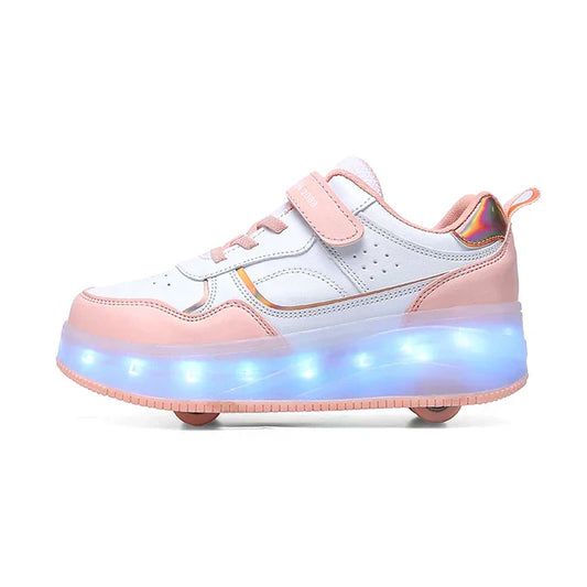 Orthopedic LED Roller Sneakers | Adjustable Wheels and Lighting