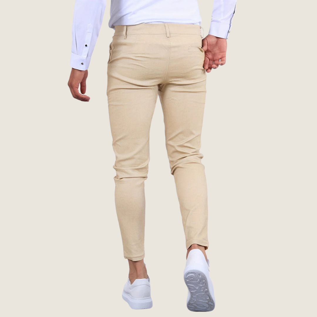 Image of Oscar | Men's Slim Fit Ankle Pants